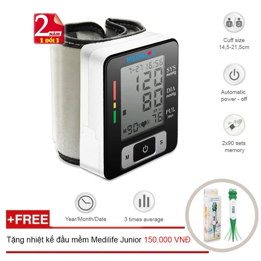 Máy đo huyết áp cổ tay tự động Medilife MBP-U60C