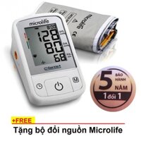 Máy đo huyết áp Microlife A2 Basic - Tặng bộ đổi nguồn