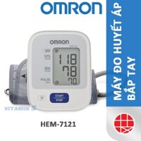 Máy đo huyết áp OMRON HEM-7121 ⚡ Bảo hành 5 năm, đơn giản, dễ sử dụng, chính xác, quản lý dữ liệu cá nhân tốt hơn
