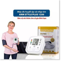 Máy Đo Huyết Áp Omron Nhật Bản, Máy Đo Huyết Áp Nhịp Tim Điện Tử Arm Style Tự Động Chuẩn Xác 100%