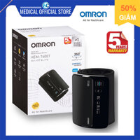 Máy đo huyết áp siêu cao cấp Omron HEM 7600T - Kết nối Bluetooth, vòng bít không dây
