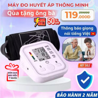Máy Đo Huyết Áp Tại Nhà Điện Tử Bắp Tay, chính xác và truyền kết quả đo qua giọng nói Tiếng Việt