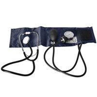 Máy đo huyết áp thủ công kiểu cũ sử dụng tại nhà, ống nghe, máy đo huyết áp trên cánh tay