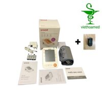 Máy đo huyết áp YUWELL YE650D (Bản mới 2022 dùng cáp USB) có giọng nói Việt tặng MÁY ĐO ĐƯỜNG HUYẾT SPO2. Bảo hành 1 năm