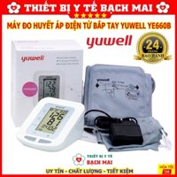 Máy Đo Huyết Áp YUWELL YE660B Điện Tử, Đo Bắp Tay