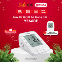 Máy đo huyết áp Yuwell YE660E GIỌNG NÓI TIẾNG VIỆT Tặng Máy đường huyết Yuwell