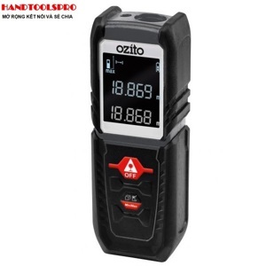 Máy đo khoảng cách tia laser đỏ 5 chế độ Ozito LMR-025