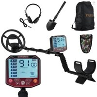 Máy dò kim loại dành cho người lớn Máy dò vàng có độ chính xác cao hơn chuyên nghiệp với màn hình LCD 5 chế độ 10