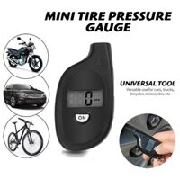 Máy đo lốp LCD Mini Máy đo áp suất kỹ thuật số Dụng cụ TPMS Xe đạp ô tô Động cơ Máy kiểm tra áp suất lốp Bộ chuyển đổi kiểm tra áp suất không khí