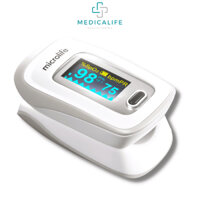 Máy đo lượng oxy trong máu SPO2 và nhịp tim Microlife Oxy 210 thế hệ mới với màn OLED 6 chế độ hiển thị