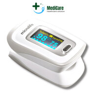 Máy đo lượng oxy trong máu SPO2 và nhịp tim Microlife Oxy 210 thế hệ mới với màn OLED 6 chế độ hiển thị -Tbyt MediCare