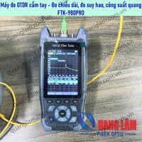 Máy đo Mini OTDR đo chiều dài và xác định lỗi cáp quang + Test cáp mạng FTK-980PRO