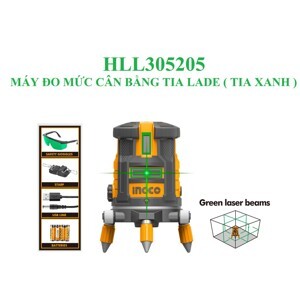 Máy đo mức cân bằng lazer (tia xanh) HLL305205