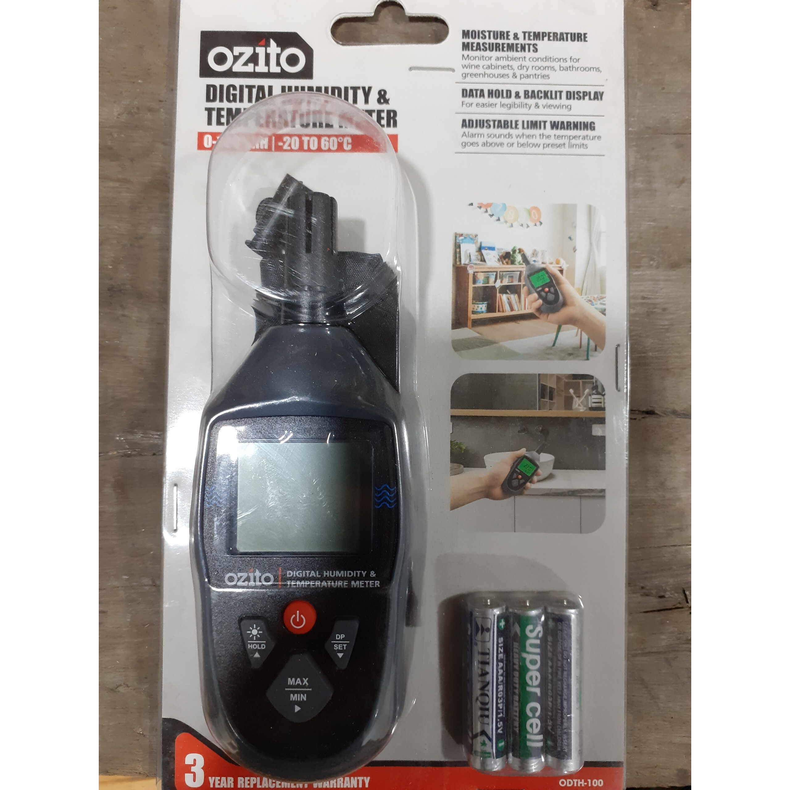 Máy đo nhiệt độ môi trường Ozito ODTH-100