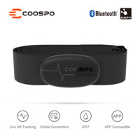 Máy đo nhịp tim coospo h6 dây đeo ngực đi xe đạp ant + bluetooth ip67 cảm biến nhịp tim tương thích garmin bryton xoss igpsport máy đo nhịp tim dây đeo theo dõi nhịp tim