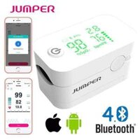 Máy đo nồng độ oxy máu , SPO2, PR, PI Jumper JPD-500G kết nối Bluetooth, màn hình Led