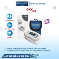 Máy Đo Nồng Độ Oxy Spo2 MICROLIFE OXY 210 Bảo Hành Chính Hãng 2 Năm