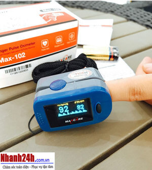 Máy đo nồng độ oxy trong máu Maxcare Max-102