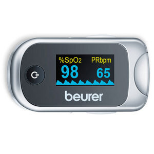 Máy đo nồng độ oxy trong máu SpO2 và nhịp tim Beurer PO40