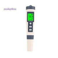Máy đo PH 3 trong 1 TDS / PH / Nhiệt độ cho nước, Máy đo PH kỹ thuật số 0-14 PH, Máy kiểm tra chất lượng nước có độ chính xác cao 0,01 Dễ sử dụng