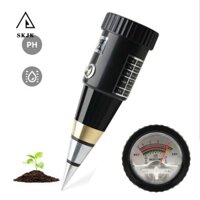 Máy đo PH độ ẩm đất SKJK, Đầu dò cảm biến kim loại hình nón 2 in1, Máy đo độ axit đất 3 ~ 8 PH Cầm tay Không có pin Máy kiểm tra độ ẩm axit đất Orchards