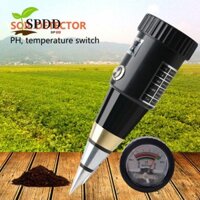 Máy đo PH độ ẩm đất SPDD, Đầu dò cảm biến kim loại cầm tay 2 in1, Kim loại ABS thực tế Không có pin Máy kiểm tra độ ẩm axit đất Orchards