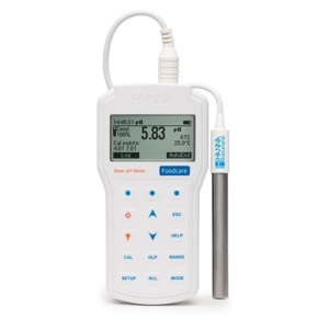 Máy đo pH, nhiệt độ trong sản xuất Bia Hanna HI98167