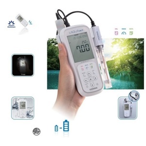 Máy đo pH ORP độ dẫn điện trở độ muối TDS cầm tay Horiba D-74G