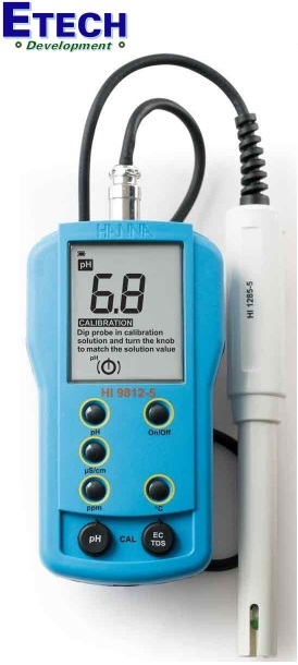 Máy đo pH và nhiệt độ cầm tay Hanna HI9811