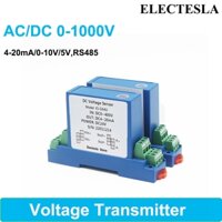 Máy dò phát sóng điện áp AC DC 0-1000V Cảm biến điện áp cao 4-20mA