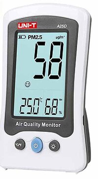 Máy đo PM2.5 UNI-T A25D (0~500μg/m³)