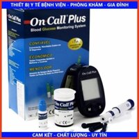 Máy đo tiểu đường On Call Plus - Máy đo đường huyết Oncall Plus tặng kèm 25 que thử.