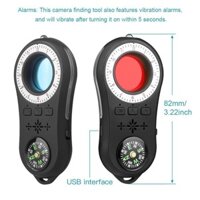 Máy Dò Tìm Camera Quay Lén, Máy Quét Hồng Ngoại Đa Chức Năng S100 - Quét hồng ngoại sử dụng đèn laser hồng ngoại