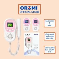 Máy đo tim thai tại nhà cao cấp Oromi CONTEC10CL - Máy nghe tim thai bỏ túi pin sạc kèm gel