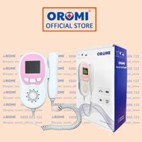 Máy đo tim thai tại nhà cao cấp Oromi CONTEC10CL - Máy nghe tim thai bỏ túi pin sạc tặng gel