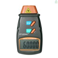 Máy Đo Tốc Độ Cầm Tay Màn Hình Lcd Không Tiếp Xúc Kèm 3 Băng Keo Phản Quang 2.5rpm-99999rpm