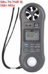 Máy đo tốc độ gió, độ ẩm, ánh sáng và nhiệt độ điện tử LM8000A