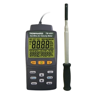 Máy đo tốc độ gió nhiệt độ và độ ẩm Tenmars TM-4001