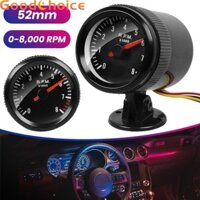 Máy đo tốc độ ô tô Đường kính 52mm Màu đen Máy đo tốc độ bằng nhựa hoàn toàn mới