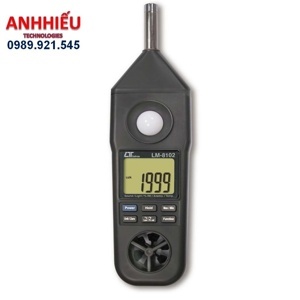 Máy đo tốc độ/lưu lượng gió Lutron LM-8102