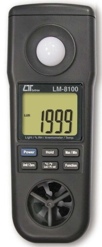 Máy đo tốc độ/lưu lượng gió Lutron LM-8100