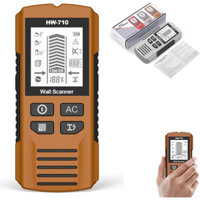 Máy dò tường và kim loại cầm tay đa chức năng, Máy quét tìm đinh tán 5 trong 1, Máy quét điện ống dây di động, Cảm biến độ nhạy cao, Thích hợp để phát hiện kim loại, cáp, gỗ