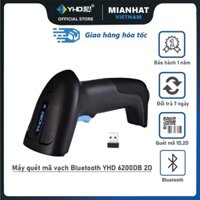 Máy đọc mã vạch Qrcode YHD 6200DB - Máy quét mã vạch không dây dùng trên Điện thoại, Máy tính - Không Đế