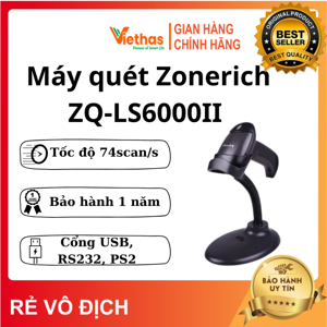 Máy đọc mã vạch Zonerich ZQ-LS6000II