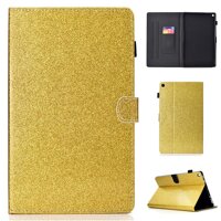 "Máy đọc sách Kindle Fire HD 10 2017 2015 Mangetic Folio Flip Tự Động Ngủ Đánh thức Bao Da Thông Minh Long Lanh Bao da PU với chống trơn trượt Dây cho Amazon Kindle Fire HD 10.1 ""Máy Tính Bảng + Tặng Bút Cảm Ứng"