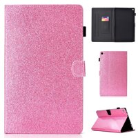 "Máy đọc sách Kindle Fire HD 10 2017 2015 Mangetic Folio Flip Tự Động Ngủ Đánh thức Bao Da Thông Minh Long Lanh Bao da PU với chống trơn trượt Dây cho Amazon Kindle Fire HD 10.1 ""Máy Tính Bảng + Tặng Bút Cảm Ứng"