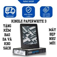 Máy đọc sách kindle paperwhite gen 3 tặng kèm cover bảo hành 6 tháng