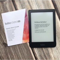 Máy đọc sách Kobo Clara HD 8GB đen, 6 inch, có đèn cam - Hàng nhập khẩu