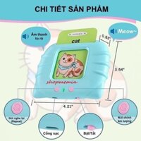 MÁY ĐỌC THẺ SONG NGỮ CHO BÉ, CÙNG BÉ HỌC TIẾNG ANH