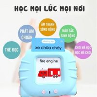 Máy Đọc Thẻ Thông Minh Kết Hợp Song Ngữ Anh - Việt 510 Từ Hagykidhn Giúp Bé Phát Triển Toàn Diện